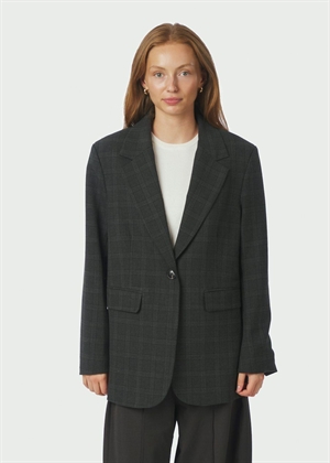 Gaby check blazer Antracit Neo Noir 